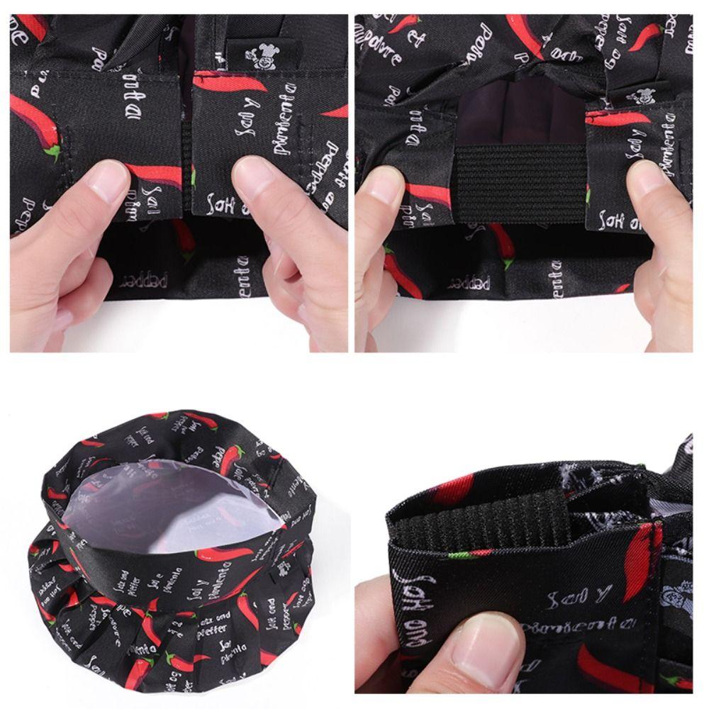 Adjustable Chef Cap Washable Cook Hats Work  Hat Mushroom Caps  Restaurant