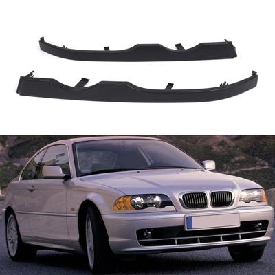 Headlight Lower Molding Trim for E46 Coupe Cabridet 2 Door M3 Replacement Front Bumper Filler Retainer Left/Right Side