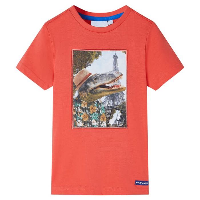 T-shirt pour enfants rouge clair 92/104/116/128/140
