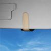 Multifunctional Magnetic Car Glasses Clip PU Leather Sun Visor Holder for Jeep Wrangler Grand Cherokee Compass Auto Accessories