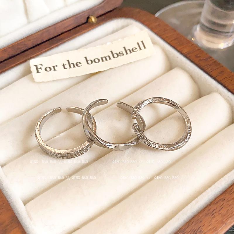 Korean-Style Niche Design Women's Adjustable Index Finger Ring: Chic, Versatile, and High-End for a Cold, Distinctive Look