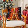 Leonid Afremov Oil Painting Pillow Case Silky Short Plush With Invisible Zipper Dustproof Sofa Cushion Cover For Home Decor