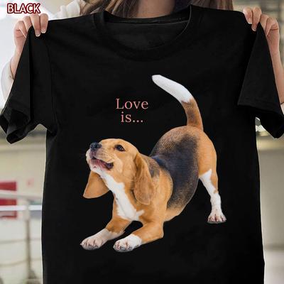 Beagle Lover T-Shirt Perfect for Dog Moms and Dads with Cute Puppy Pet