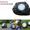 Outdoor LED Solar Stone Lamp - Waterproof Spotlight for Garden Trees