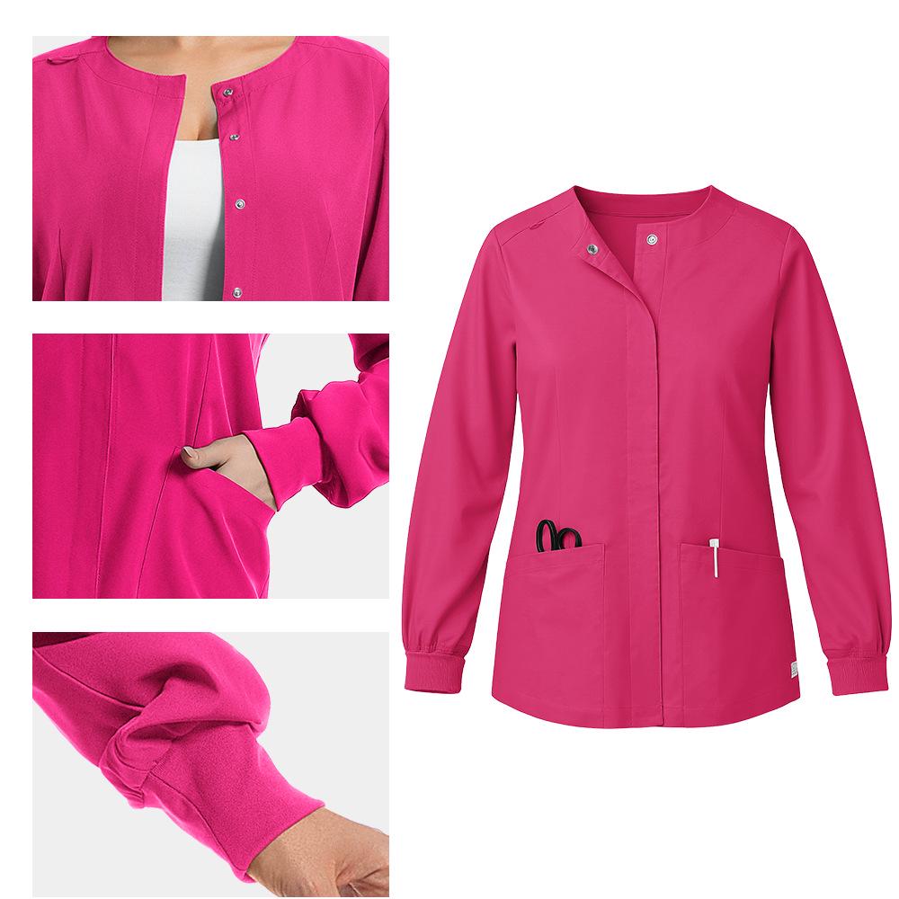 Unisex Long Sleeve Scrub Suit for Spa, Salon, or Nurse