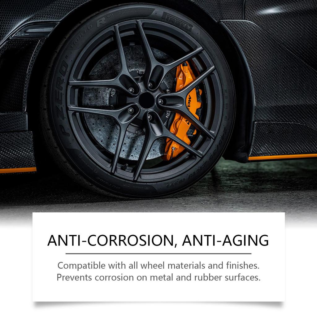 RAYHONG Car Tire Cleaner Car Wheel & Tire Dust Asphalt Non-Injury Plating Cleaner