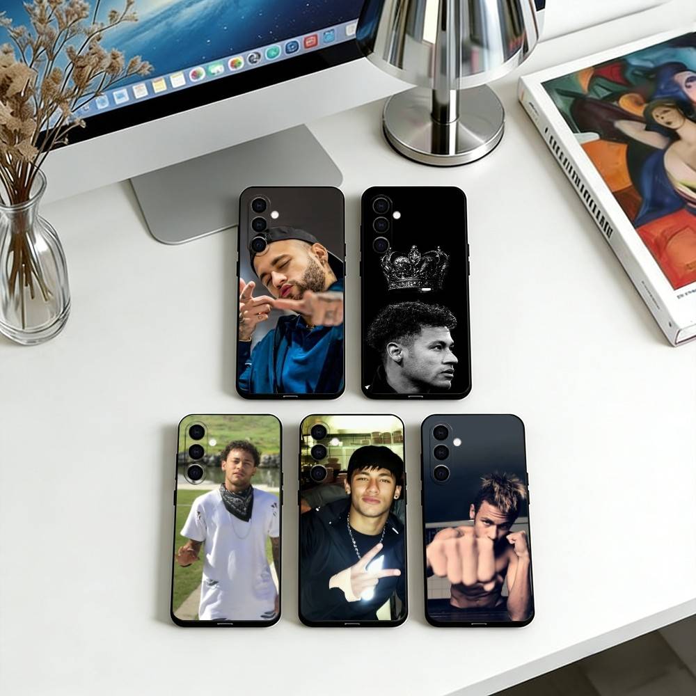 Neymar Phone Case For Samsung Galaxy A73,A72,A71,A70,A53,A52,A51,Soft Silicone Black Cover