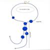 Versatile Women's Long Necklace Trendy Temperament Jewelry Disc Hollow Geometric Chain Necklace Earrings Cover