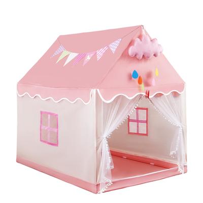 TwoPone Kids Indoor Tent Secret Indoor Play Easy To Perfect for Width 120 X Width 100 X Height 130 Dedicated Storage Instruction Manual Pink Tent,