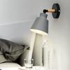 Simple Creative Wall Lamp Color Solid Wood LED Wall Lamp Living Room Corridor Bedside Lamp Decorative Lighting Sconce Bedroom