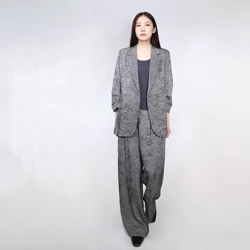 

Sweet Basil Women s Loose Wide-Leg Casual Trousers L