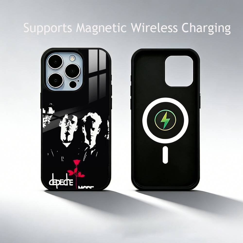 B-Band Depeches Modes Phone Case For iPhone17,16,15,14,13,12,11 Plus,Pro Supports Magnetic Wireless Charging