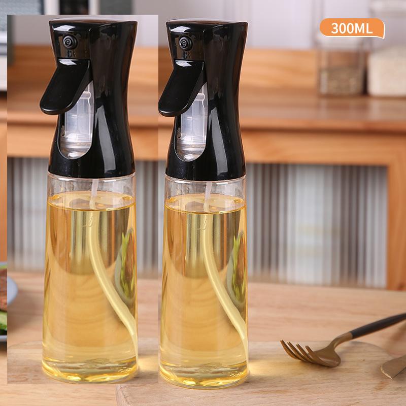 Oil Spray Bottle For Cooking Kitchen Olive Oil Sprayer For Camping BBQ Baking Vinegar Soy Sauce 200ml 300ml Kitchen Accessories