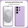 Original Liquid Silicone Case for Samsung Galaxy S26 S25 S24 S23 S22 Ultra Plus S 26 25 Ultra Shockproof Soft Phone Cases Cover