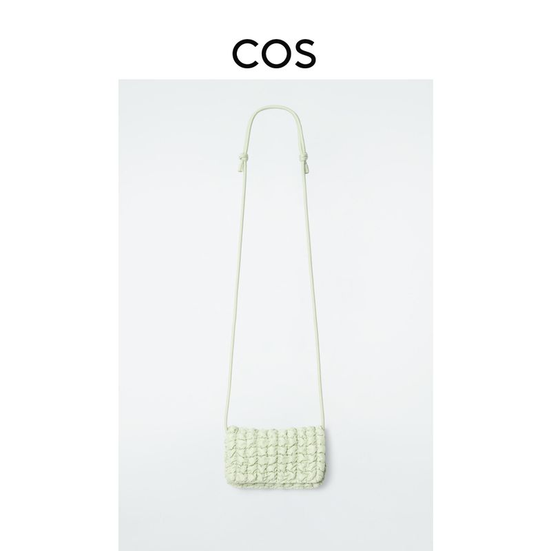 

Cos Women s Quilted Texture Crossbody Messenger Cloud Bag Light Green New Spring & Fall Wear Match 1248879005 Light green