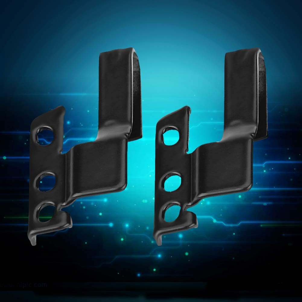 

Wiper Blade Adapter, 3392390298 2 Pcs Metal Car Automotive Front Windshield Wiper Arm Adapter Mounting Kit Universal Black with Mounting Screws
