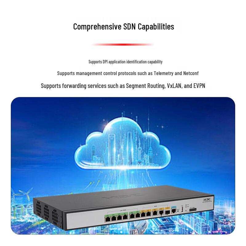 Router Gigabit H3C MSR830-10HI-GL a 10 Porte (Versione NC)