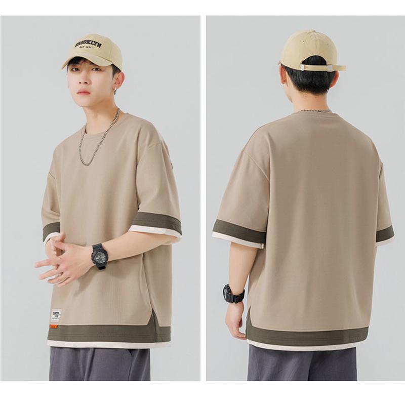 Summer Oversized 8XL Men's T-Shirts Drop Shoulder Male T-shirts Clothes Man Top Tees