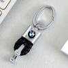 Car Styling 3D Metal Emblem Keychain Leather Braided Rope Key Chain Ring For BMW M E46 X1 X2 X3 X4 X5 X6 F15 G01 E87 E90 F30 E60 pdcr06