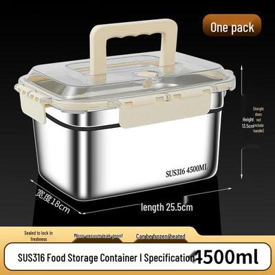 ZISIZ Stainless Steel Food Storage Container
