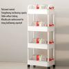 Storage Rack Storage Rack with Wheels Household Multi-layer Small Cart Storage Rack Floor To Floor Kitchen Bedroom Bathroom