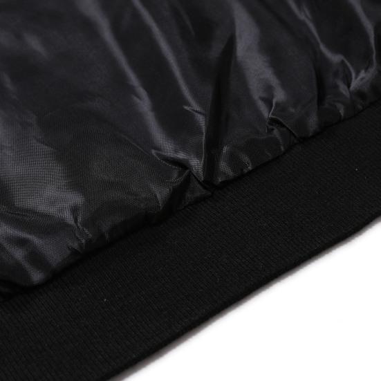 Men Sequin Jacket Stand Collar Shiny Long Sleeves Slim Fit Zipper Closure Cardigan Mid Length Stage Show Dance Performance Coat