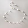 Elegant Women Pearl Belt Adjustable Metal Chain Belt Fashion Simple Thin Skinny Waistband Lady Dress Decorative Jewelry