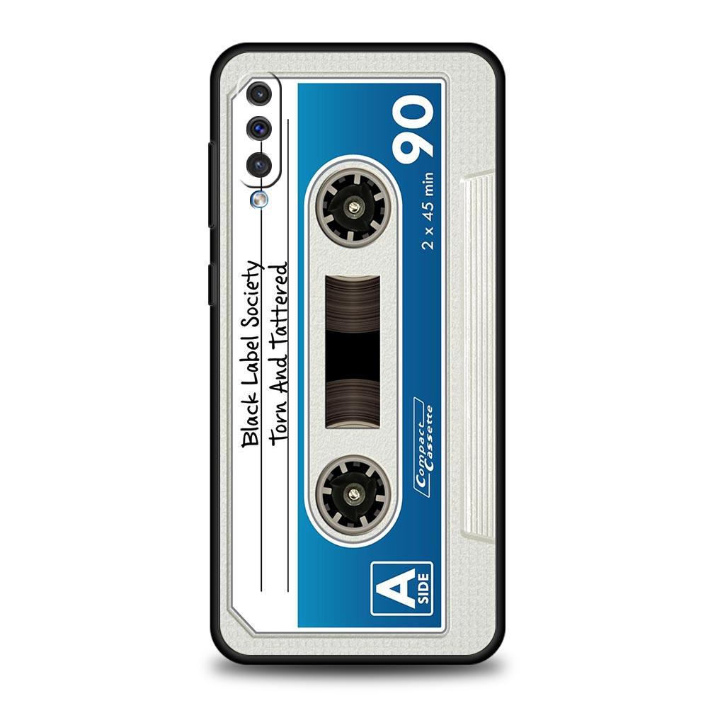 Vintage Cassette Tape Phone Case For Samsung Galaxy A56 A36 A26 A34 A17 A16 A06 A14 A12 A54 A72 A24 A22 5G A52 A50 A40 A32 Cover