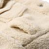 UGG Collar Single-Breasted Long Sleeve Short Plush Jacket Women Jackets 1171459-NLI