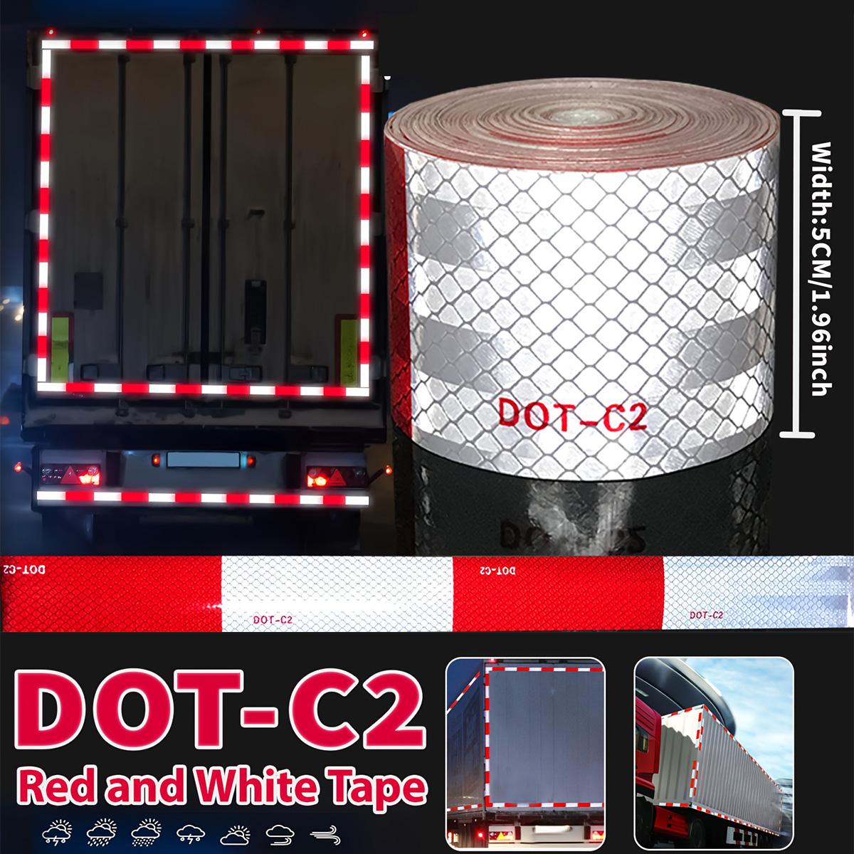 

1/5/10M Reflective Stickers for Car Bicycle Truck Safety Mark Warning Reflector Strip - Car Decoration And Safety Accessory 1M