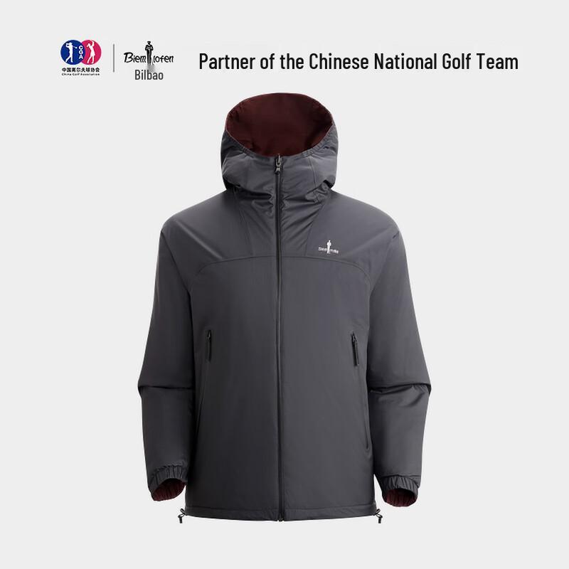 

Biyinlefen Men s Functional Reversible Hooded Padded Jacket XL