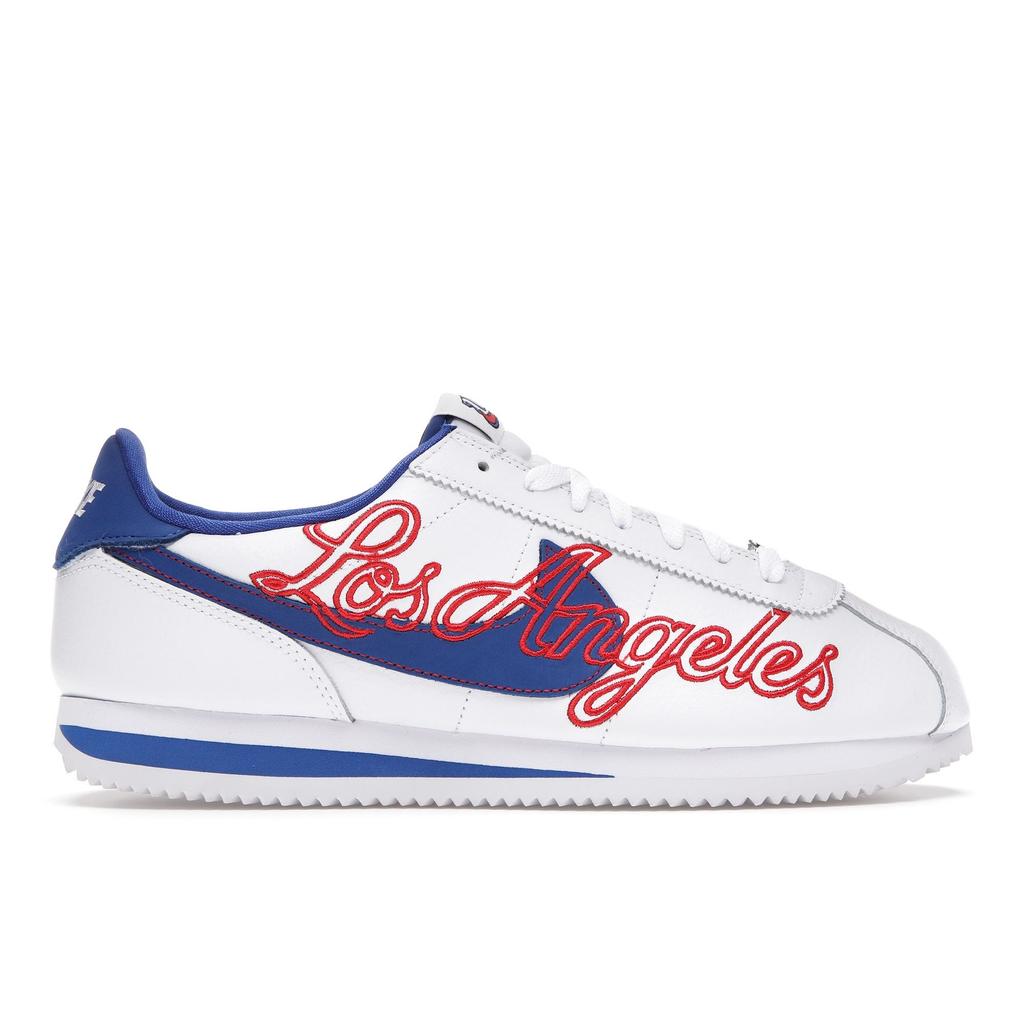 Nike Cortez Los Angeles Unisex Sneakers White Game-Royal Univeristy-Red DA4402-100