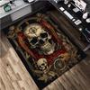 Skull Print Rug - home decoration Carpet For Living Room Bedroom Flooring Computer Chair Area Rug