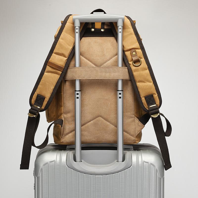 Backpack Men's and Women's Outdoor Sports Hiking Bag Travel Backpack Student Bag Bag Canvas