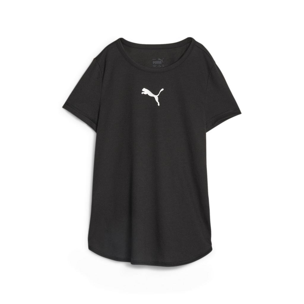 Puma MARBLEIZED Girls' T-shirt Black 67645501 Size 140