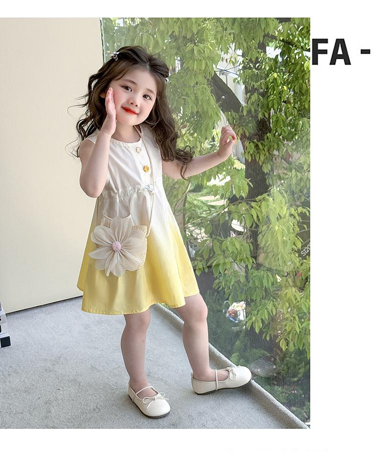 Girls' Dress, Stylish Children's Dress, 2026 New Summer Baby Girl Princess Dress, Sweet Girls' Vest Dress