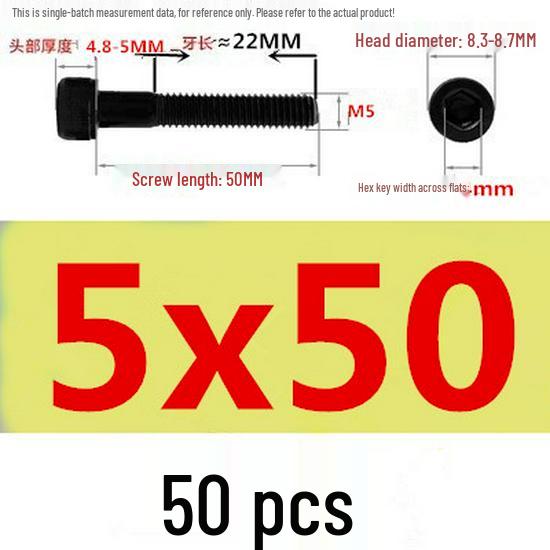 High-Strength Grade 12.9 Internal Hex Head Screws M1.4-M20