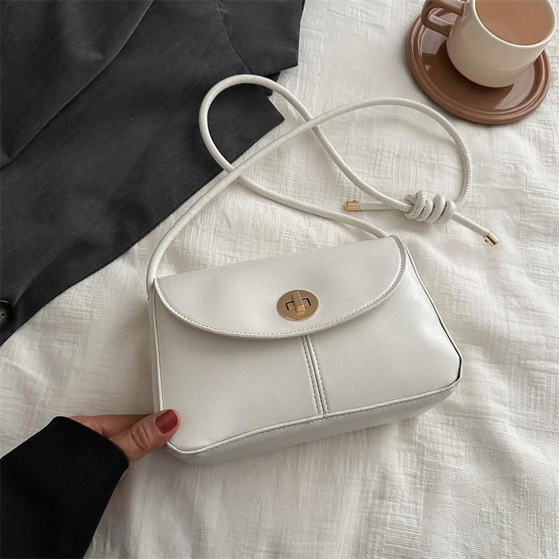 

Проста та модна ретро ручна маленька квадратна сумка Зимова нова нішева сумка Жіноча модна сумка на одне плече під пахву