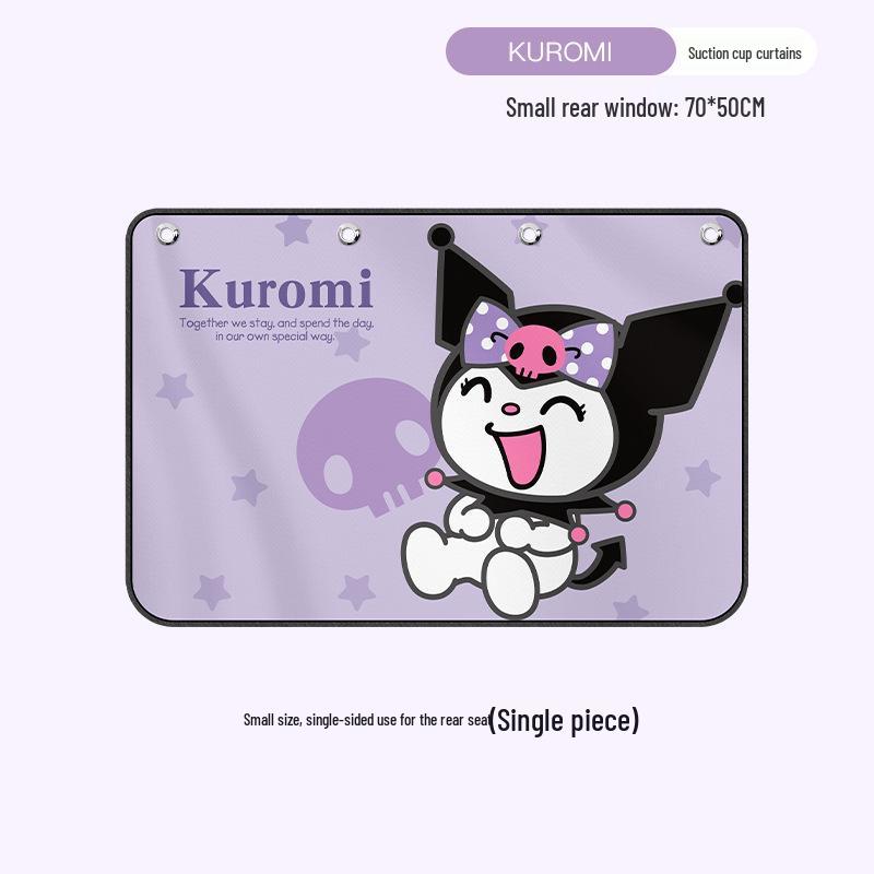 

Sanrio Kuromi Car Window Sunshade Curtains with Suction Cups for Baby Heat Protection