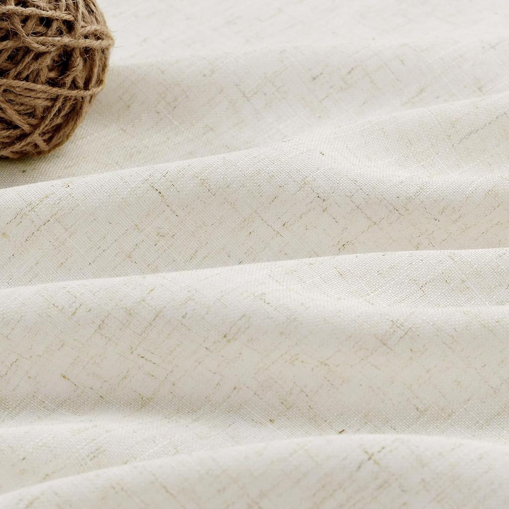 350cm Elegant Stylish Height Tulle Drape Faux Linen Sheer Livingroom Space Windowpane Drapes Bedchamber Drapes Drapes