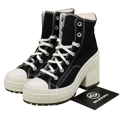 

Converse Chuck 70 De Luxe Heel Black Men Unisex Platform High-Heels A05347C EU 37.5 чёрный