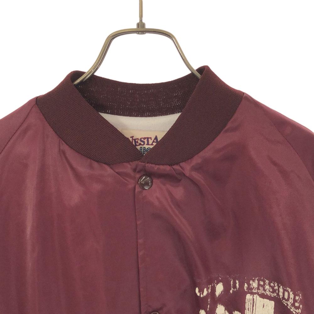 WESTARK 90s Made In USA Print Nylon Stajan XL Purple Jacket Old Men's Used