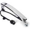 Exterior Chrome Door Handle Front Left Driver Side, With Sensor And Smart Keyless Entry System Compatible With Nissan Rogue 2010-2013 Replaces#