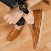 Men's Slip on Flat Bottomed Shoes Male Comfortable Daily Versatile Design Style Leisure Business Office Lightweight Work Shoes