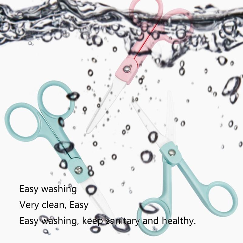 Portable Ceramic Scissor Quick and Efficient Cutting Corrosion-Resistant Ceramic Scissor for Babies and Toddlers