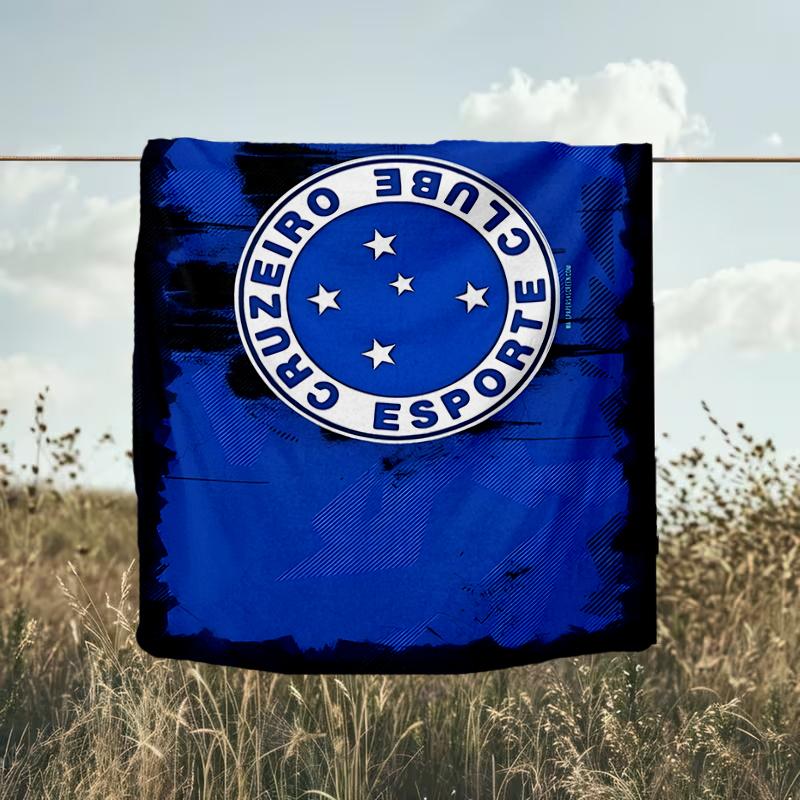 1pz Coperta Morbida in Flanella Stampata Cruzeiro Esporte Clube per Camera da Letto Adulti Soggiorno Divano Campeggio Viaggio Regali per Fan Regali di Natale