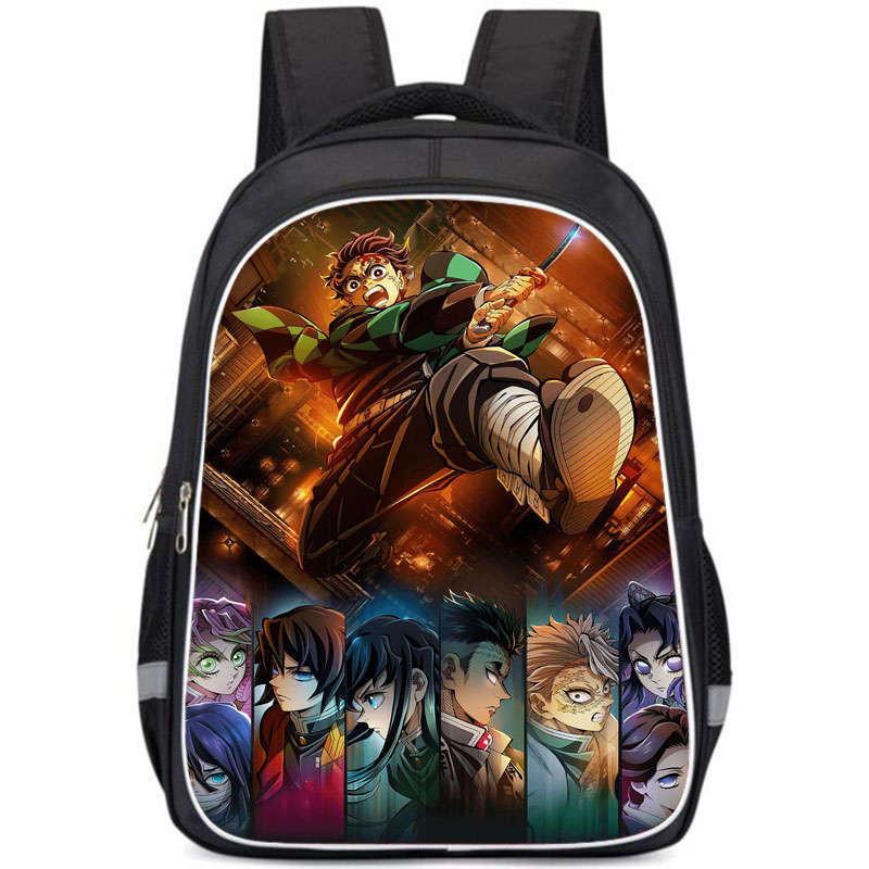 

Slayer Demon Casual School Bag With Spacious Compartments For Teens Everyday Use Double Small червоний