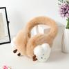 Winter Foldable Plush Cartoon Cloud Earmuffs - Outdoor Cycling Warm Ear Covers for Students