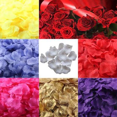 100/200/500 pezzi di petali artificiali di rosa di seta bordeaux decorazioni per bomboniere per feste di matrimonio