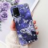 Pro telefon Realme 8 5G RMX3241 Pouzdro na telefon Realme8 5G Elegantní Květinový Potisk Kočky Měkký Silikon Průhledné TPU Pouzdra